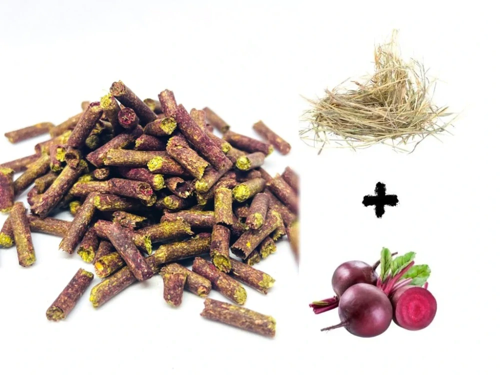 Senné granule s červenou řepou 4mm, 2 kg