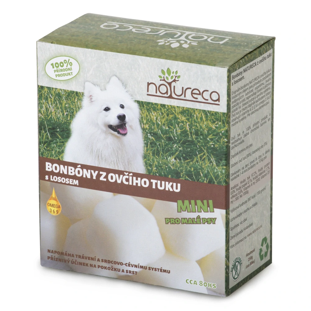 Bonbóny z ovčího tuku s lososem MINI 250g