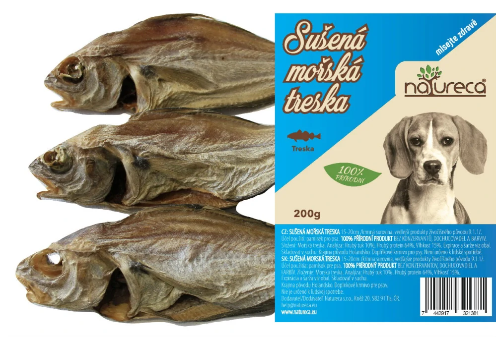 Sušená mořská treska 200g