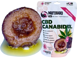 NUTRIGO CBD canabiol mini - pamlsek s omáčkou z konopí