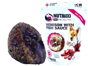 NUTRIGO pamlsek maxi zvěřina s rybí omáčkou