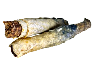 Rybí rolky z kůže lososa a tresky 1 ks
