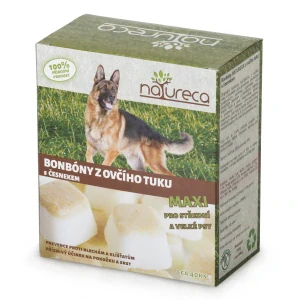 Bonbóny z ovčího tuku s česnekem MAXI 250g