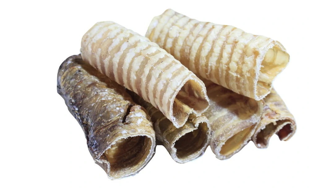 Hovězí hrtany sušené 250 gr, krátke 5-15cm